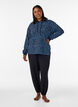 Hoodie with all-over print, Blue, Model image number 1
