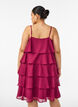 Layered dress with ruffles and spaghetti straps, Red, Model image number 2