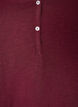 T-shirt with button detail, Dark Bordeaux, Packshot image number 2