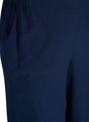 Viscose Bermuda shorts with pockets, Navy Blazer, Packshot image number 2