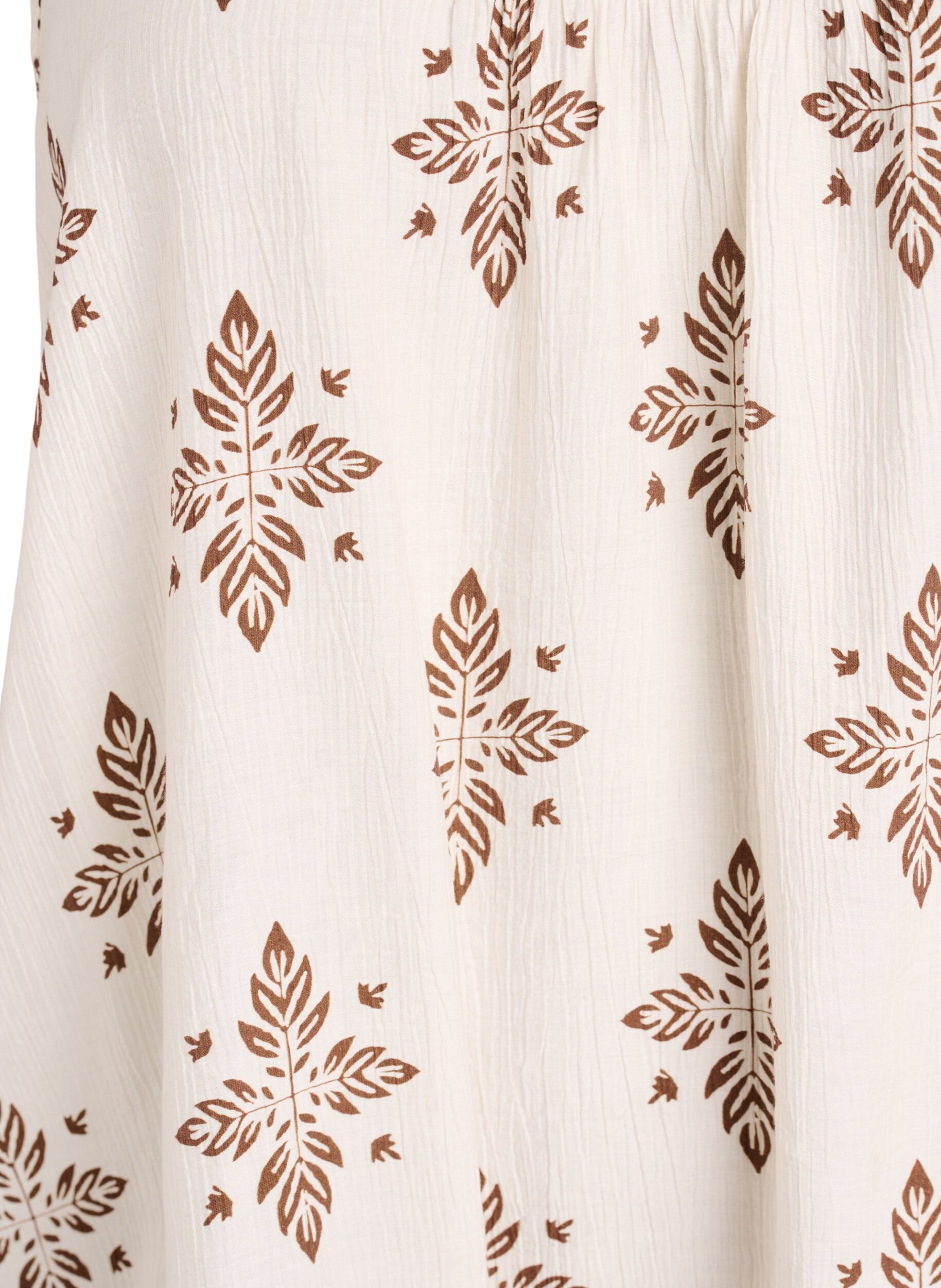 ZizzifashionPatterned top with tie straps, Vanilla, Packshot image number 2