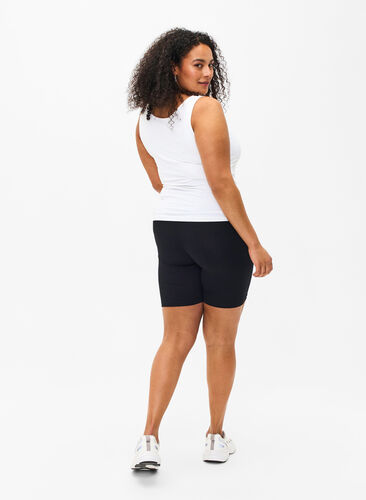 FLASH - 2 pack legging shorts, Black / Black, Model image number 1