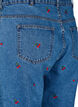 Mille mom fit jeans with embroidery, Light Blue, Packshot image number 3