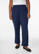 Trousers with straight fit, Blue, Model image number 3