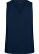 Sleeveless top with wrinkle details, Blue, Packshot image number 0