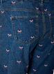Embroidered denim shorts, Blue, Packshot image number 3