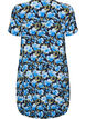 Short-sleeved, printed cotton dress, Blue, Packshot image number 1