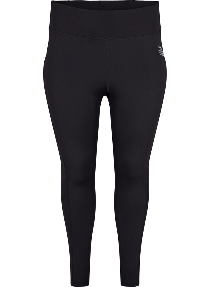 CORE, POCKET TIGHTS - Workout Leggings with side pocket, Black, Packshot image number 0