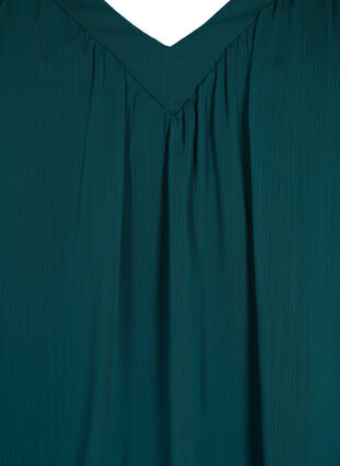  Plain top with batwing sleeves and V-neck, Ponderosa Pine, Packshot image number 2