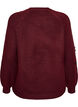Jumper with pearl embroidery, Red, Packshot image number 1