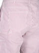 Striped cargo jeans with a straight fit, Rose White Stripe, Packshot image number 3