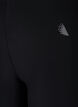 Tight-fitting training shorts with pocket, Black, Packshot image number 2