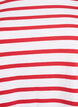 Striped T-shirt in organic cotton, Red, Packshot image number 2