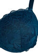 Lace bra with moulded cups, Blue, Packshot image number 2