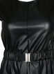 Leather look short dress, Black, Packshot image number 2
