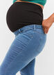 Maternity jeggings in a cotton blend, Light blue denim, Model image number 3