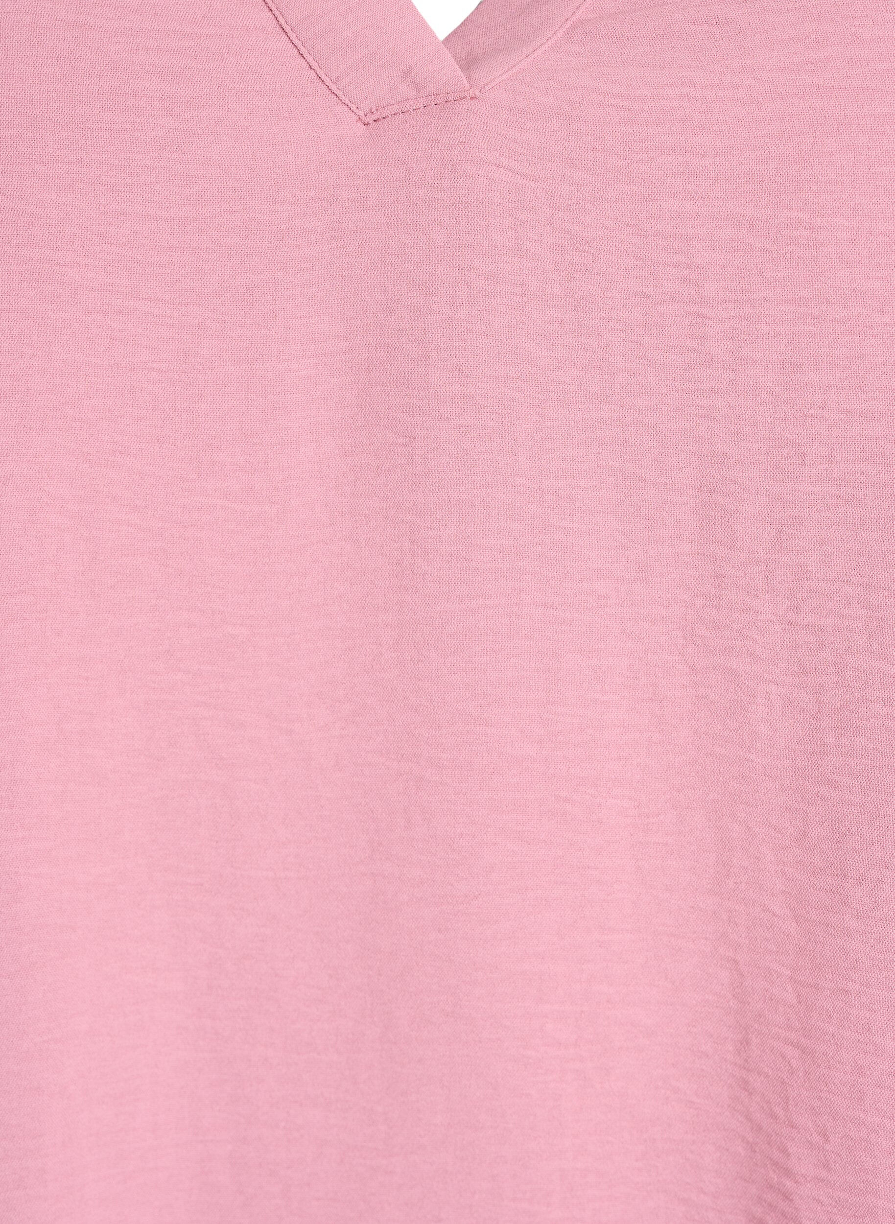 ZizzifashionBlouse with 3/4 sleeves, Rose, Packshot image number 2