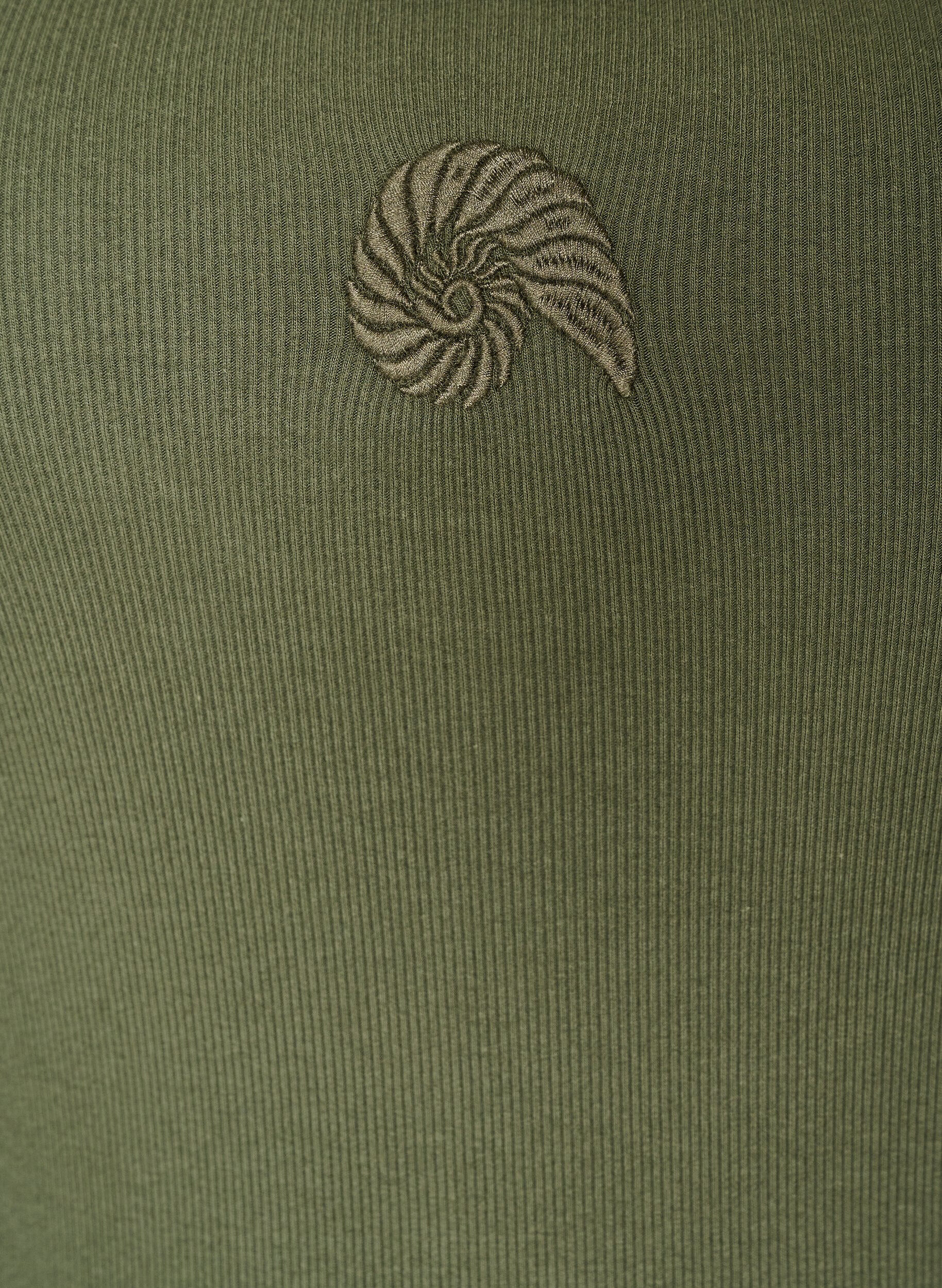 ZizzifashionFitted top with motif, Green, Packshot image number 2