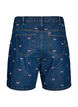 Embroidered denim shorts, Blue, Packshot image number 1
