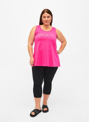 Cotton top with a-shape, Raspberry S. Sea, Model image number 2