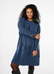 Knitted dress with slits, Bering Sea Mel., Model image number 0