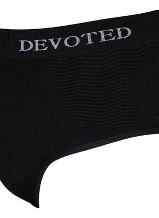 Seamless knickers with high waist, Black, Packshot image number 3