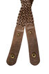 Braided elastic belt, Brown, Packshot image number 1