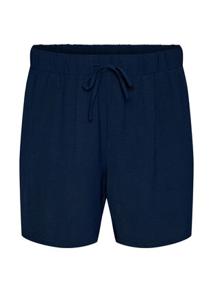elastic dress shorts Gathered Elastic Short Blue
