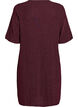 Short dress with glitter pattern, Dark Bordeaux, Packshot image number 1