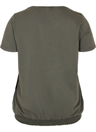 Organic cotton t-shirt with smocking, Ivy Acid Eagle AS S, Packshot image number 1