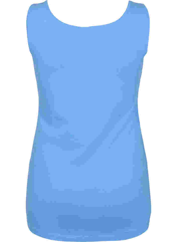 Cotton basic top, Ultramarine, Packshot image number 1