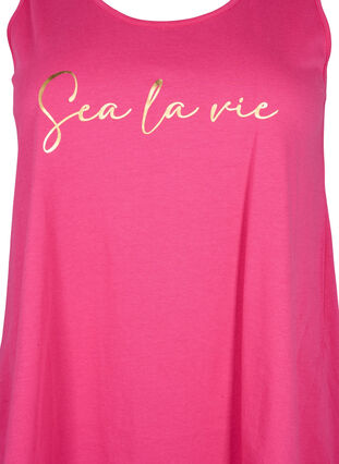 Cotton top with a-shape, Raspberry S. Sea, Packshot image number 2