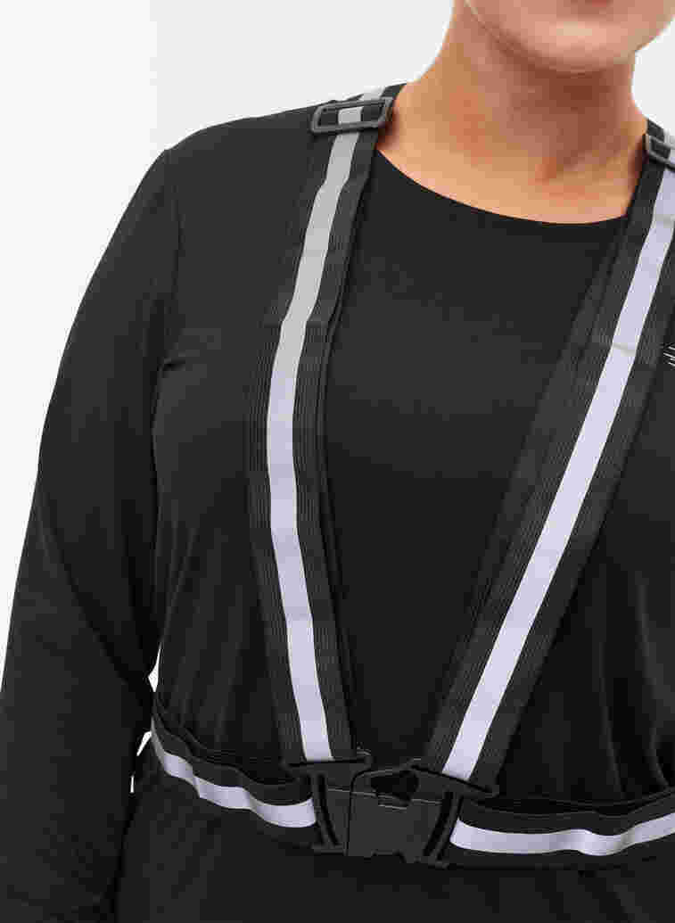 Reflective vest, Black, Model image number 1