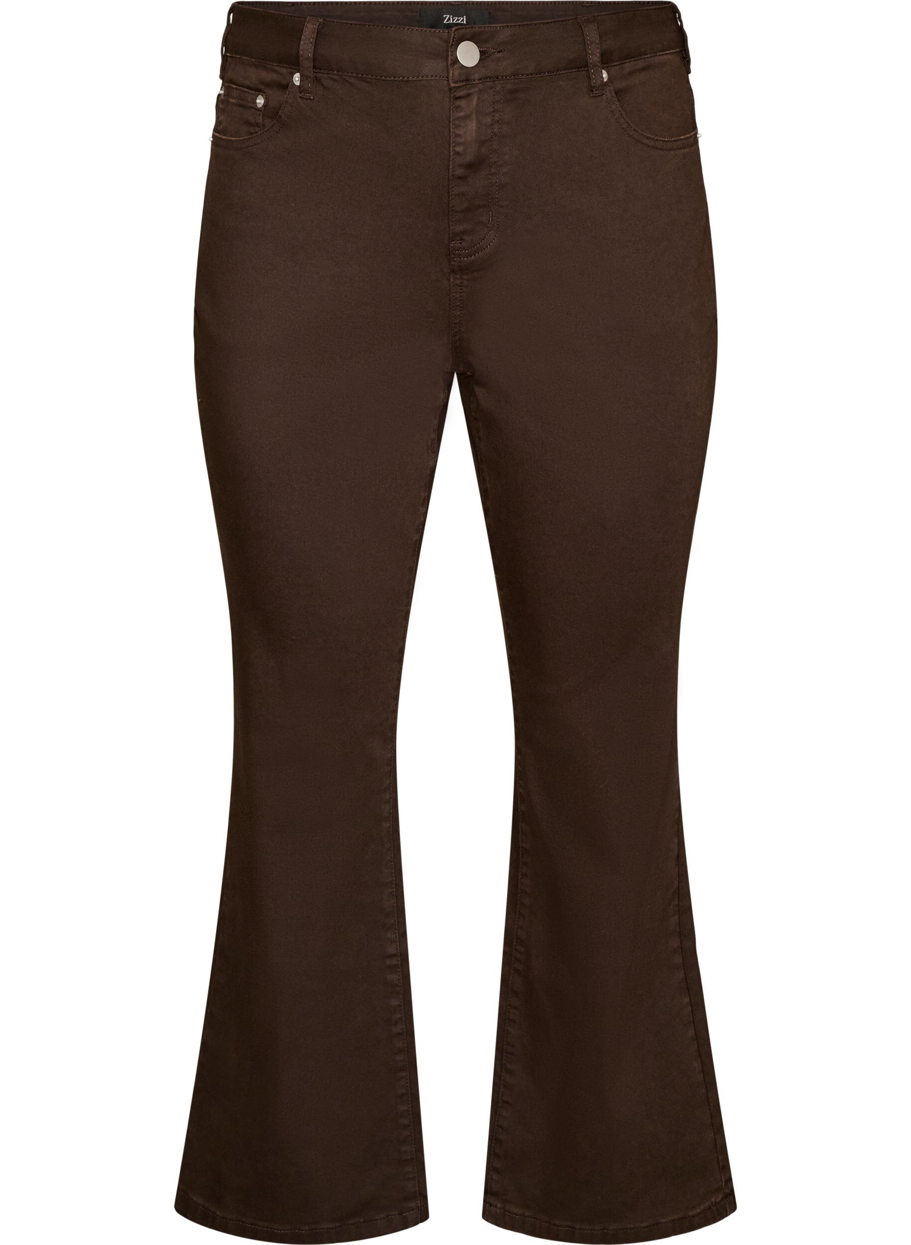 Ellen bootcut jeans in coloured denim