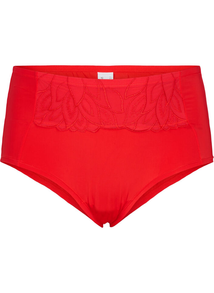 Lace hipster with regular waist, Salsa, Packshot image number 0