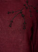 Jumper with pearl embroidery, Red, Packshot image number 2