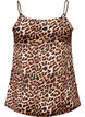 Leopard print top with chain strap, Leopard AOP, Packshot image number 1