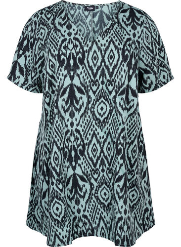 FLASH - Tunic with v neck and print, Green Bay Ethnic, Packshot image number 0
