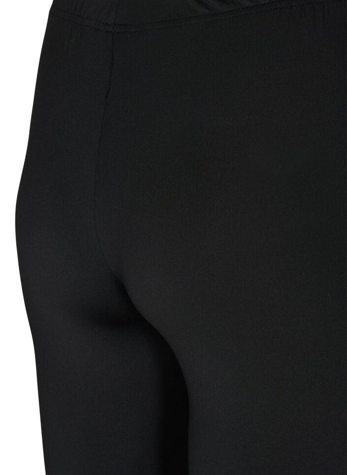 2-pack basic leggings, Black, Packshot image number 2