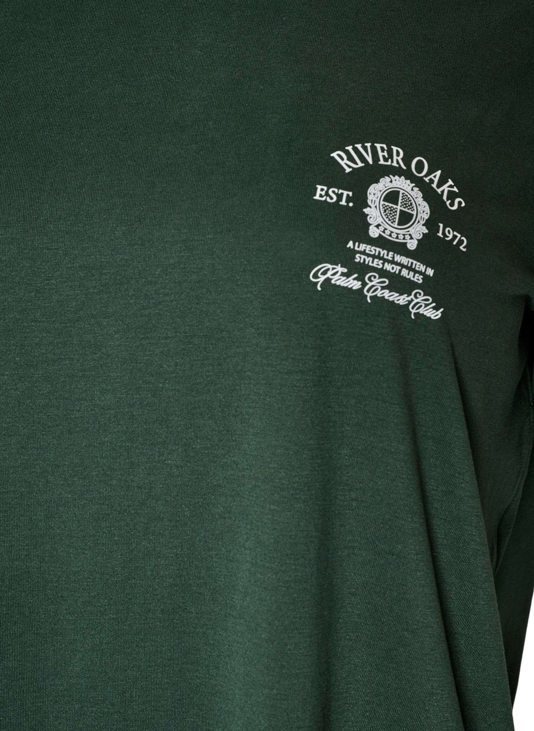 ZizzifashionT-shirt with motif, Green, Packshot image number 2
