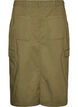 Cotton cargo skirt with a back slit, Green, Packshot image number 1