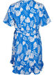 FLASH - Wrap dress with short sleeves, Skydiver White AOP, Packshot image number 1