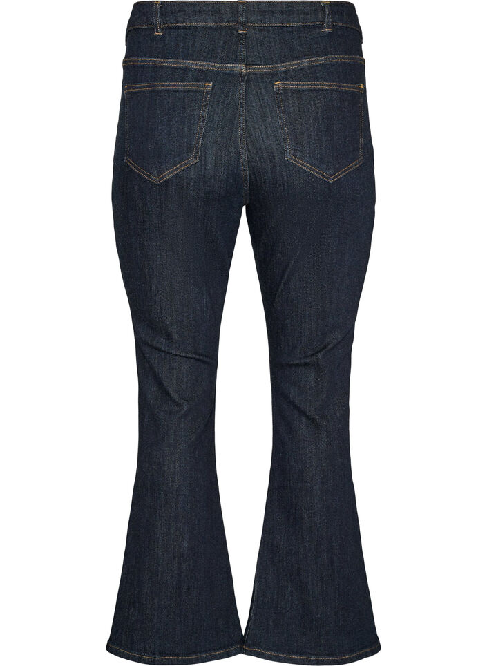 Ellen high-waisted bootcut jeans, Blue, Packshot image number 1