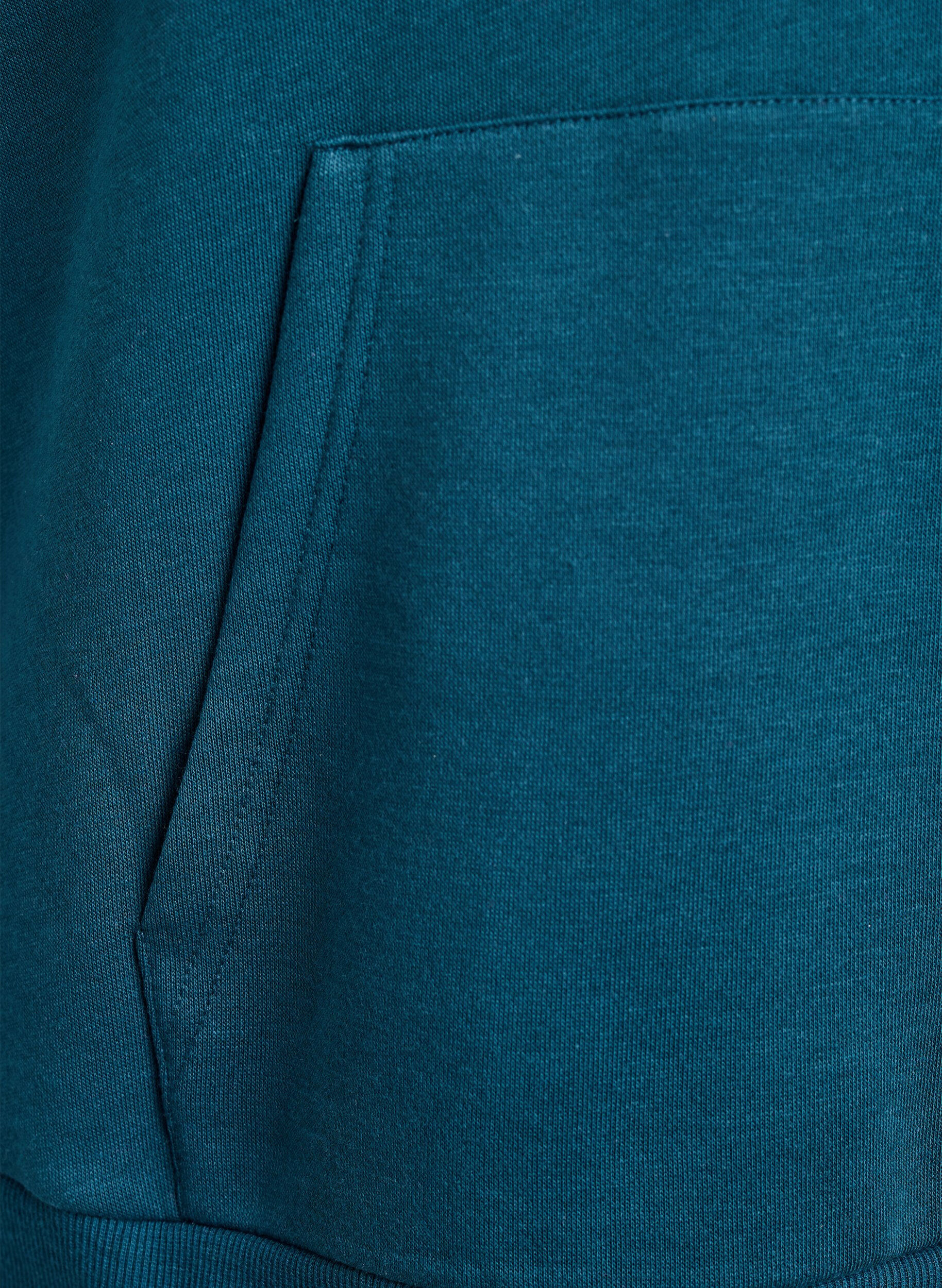 ZizzifashionHoodie with embroidered front motif, Green, Packshot image number 3