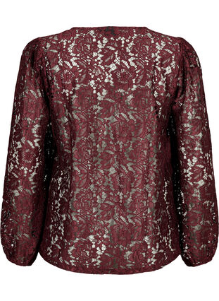 FLASH - Long sleeve lace blouse, Port Royal, Packshot image number 1