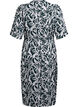 Midi dress with print and tie belt, Green, Packshot image number 1