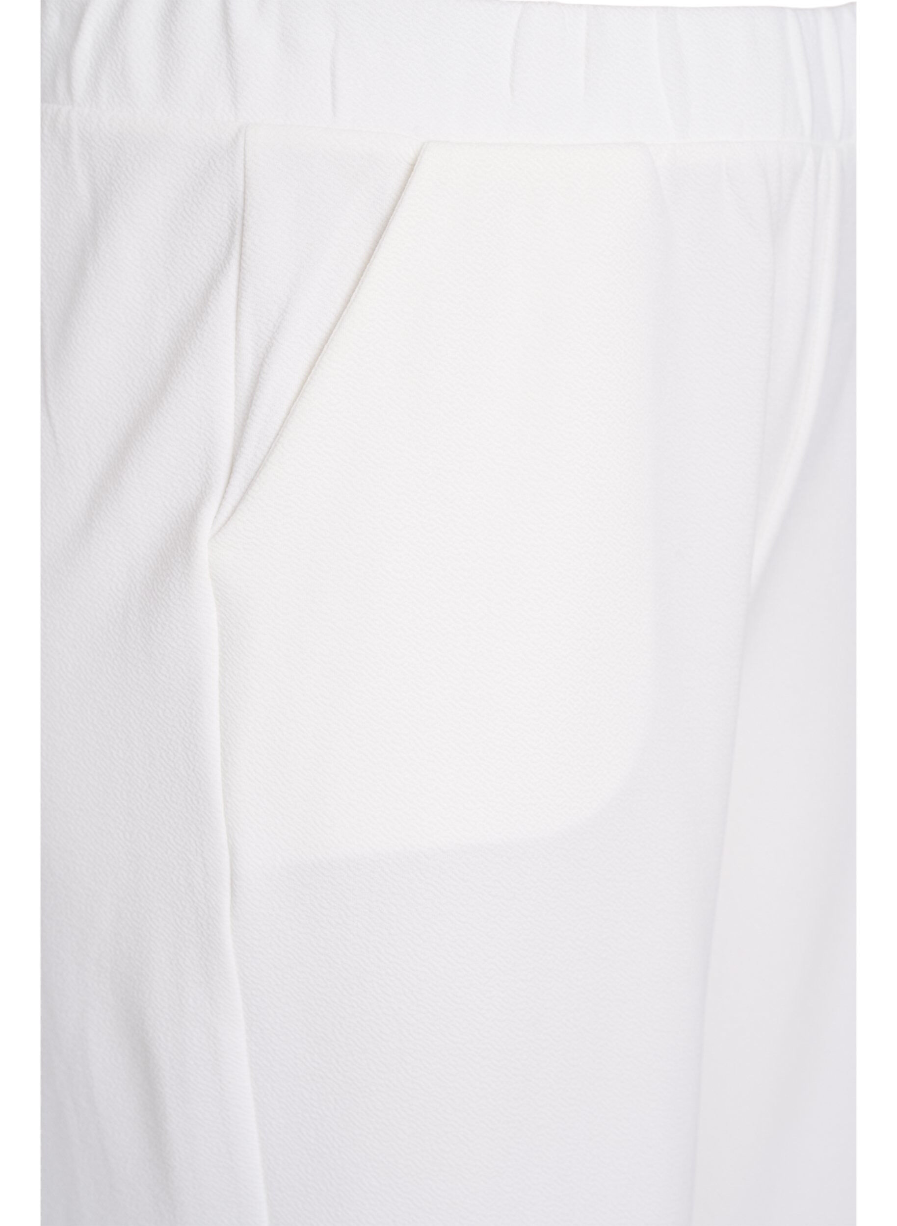 ZizzifashionLoose trousers with 7/8 length, White, Packshot image number 2