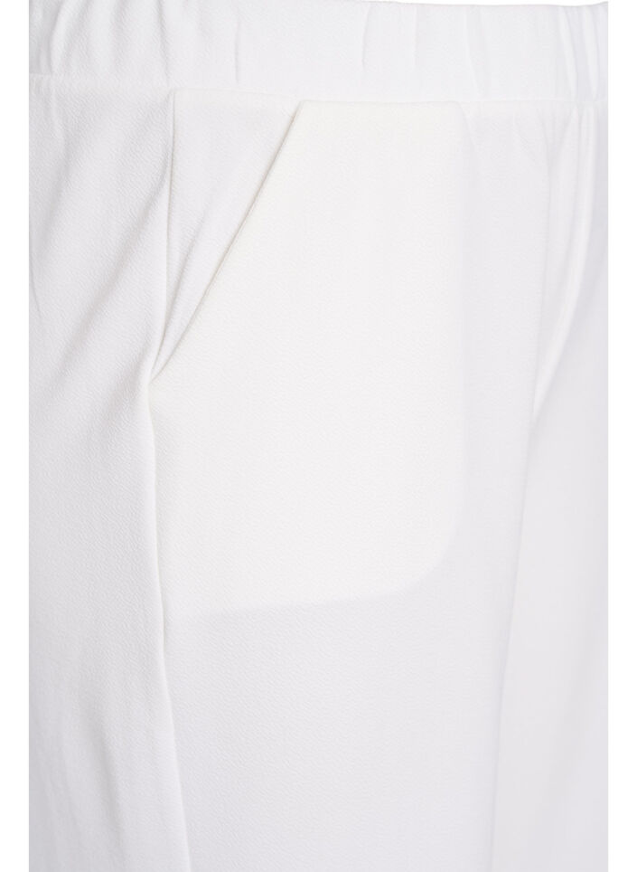 Loose trousers with 7/8 length, White, Packshot image number 2