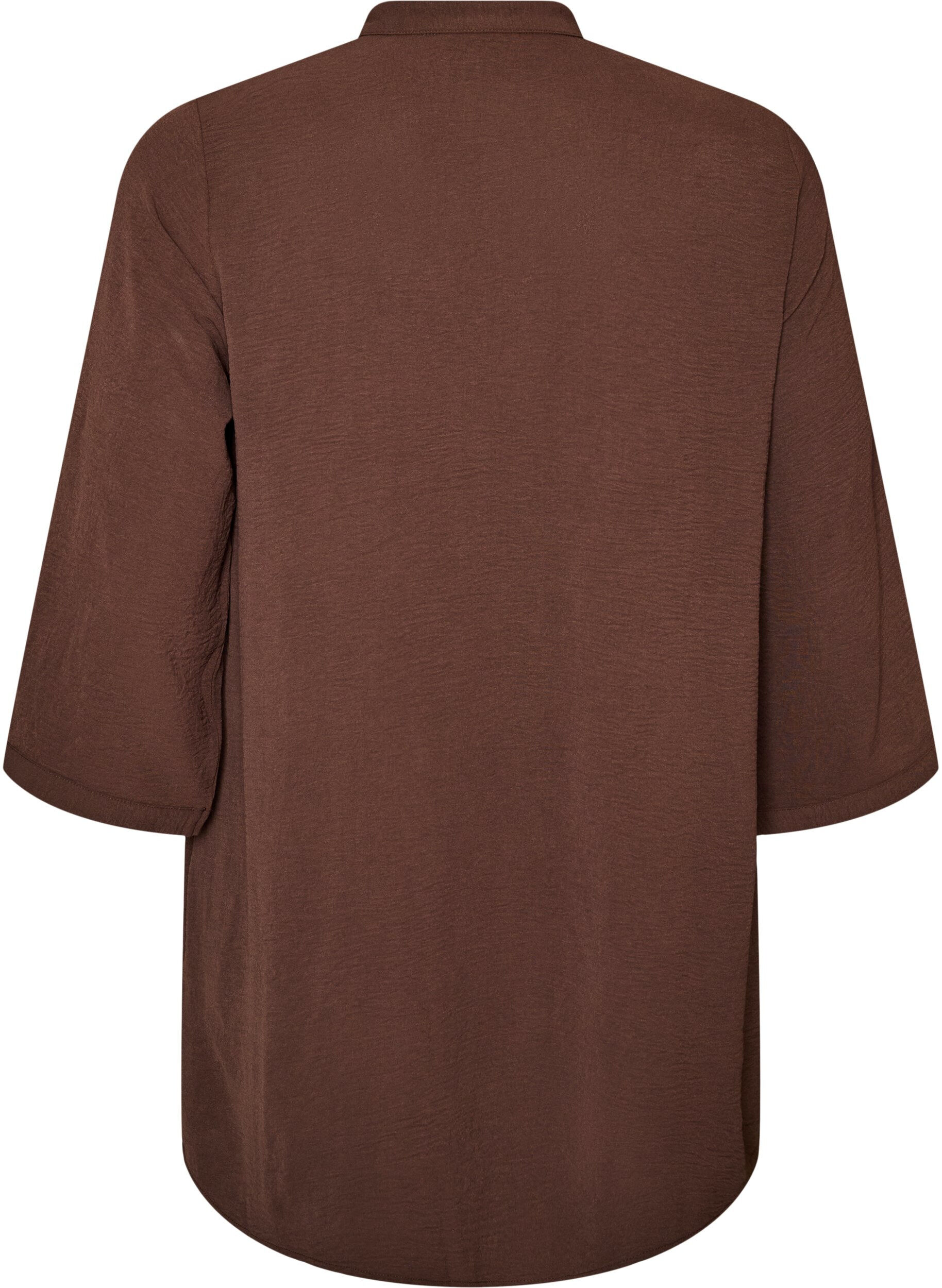 ZizzifashionTunic with 3/4 sleeves, Brown, Packshot image number 1