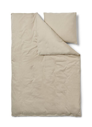 Plain cotton bed linen, Oxford Tan, Packshot image number 1